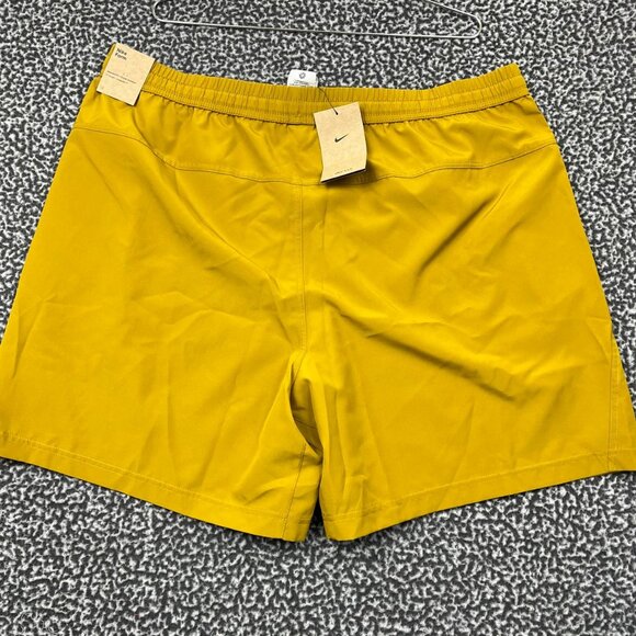 Nike‎ Dri-Fit Shorts Men XXL Mustard Training DV9857-716 2XL New - Picture 1 of 10